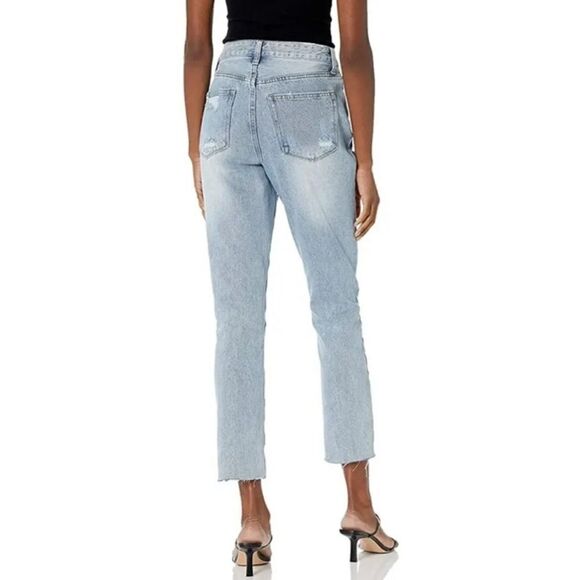 Sam Edelman Jeans Stiletto Straight High Rise Light Size 10 - Picture 2 of 8